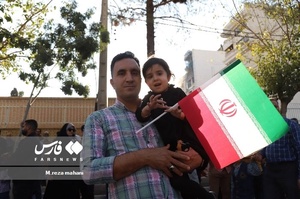 تجمع دانشجویان و دانشگاهیان کرمانی در حمایت از مظلومان فلسطینی