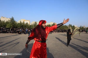 خیمه سوزان غروب روز عاشورا