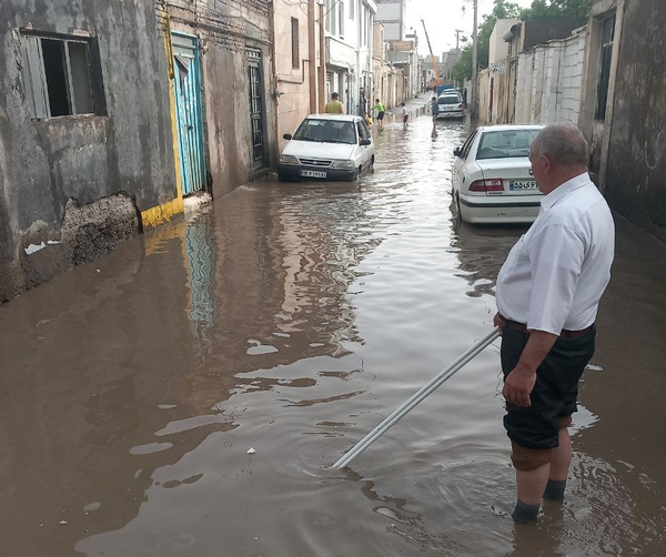 آبگرفتگی معابر اردبیل