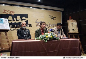 حسین خورشیدی،شفیع آقا محمدیان و شهنام صفاجو در نشست خبری ششمین جشنواره بین المللی سینما حقیقت