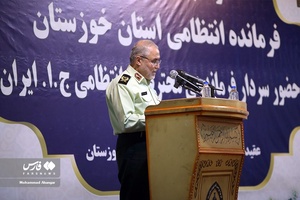 آیین تکریم و معارفه فرمانده انتظامی استان خوزستان 