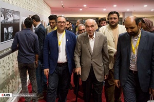 رضا داوری اردکانی رئیس فرهنگستان علوم در پنجمین روز سی‌وپنجمین جشنواره جهانی فیلم فجر