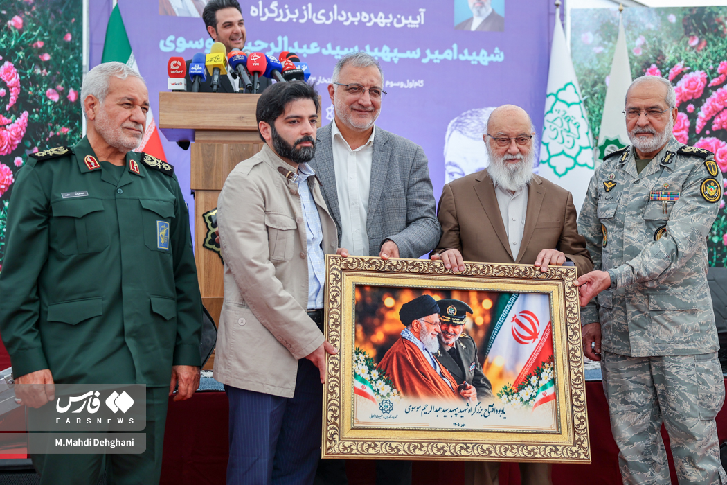 افتتاح بزرگراه شهید موسوی در غرب تهران