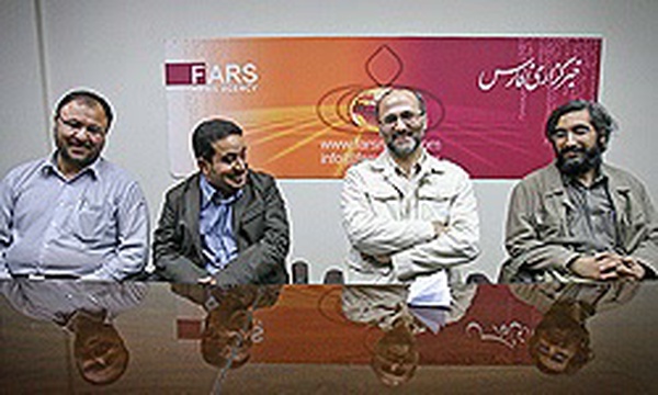 نشست بررسی شخصیت و آثار شهید آوینی در خبرگزاری فارس - وحید جلیلی - حسین معززی نیا- حمید رضا ابک - صادق کوشکی