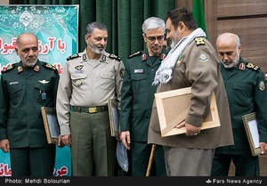 مراسم معارفه و تکریم روسای جدید و قدیم ستاد کل نیروهای مسلح