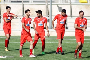 گزارش تصویری از اولین تمرین پرسپولیس در غیاب ملی‌پوشان