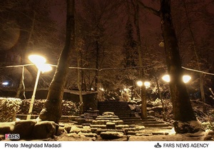 شب سرد زمستانی تهران