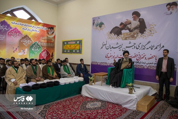 مراسم عمامه گذاری طلاب حوزه علمیه امام خمینی گرگان