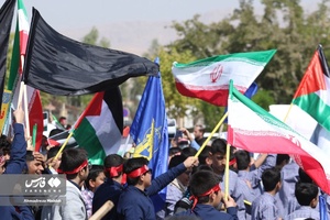 تجمع محکومیت بمباران بیمارستان غزه /فارس