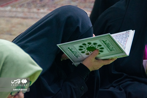قرائت قرآن در صحن امام زاده عبدالله(ع) گرگان