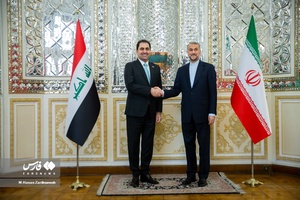 دیدار محسن المندلاوی نایب رئیس مجلس عراق با حسین امیرعبداللهیان وزیر امور خارجه
