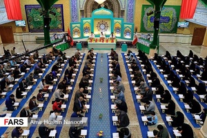 جزخوانی قرآن کریم در حسینیه اعظم زنجان