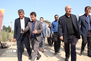 مهدی تاج در مجمع انتخابات هیات فوتبال مازندران و کلنگ زنی ساختمان هیات