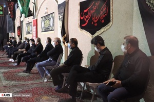 مراسم عزاداری حسینی در مجموعه فرهنگی ۱۵ خرداد