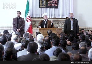 دیدار مردم کرمان با رئیس مجمع تشخیص مصلحت نظام