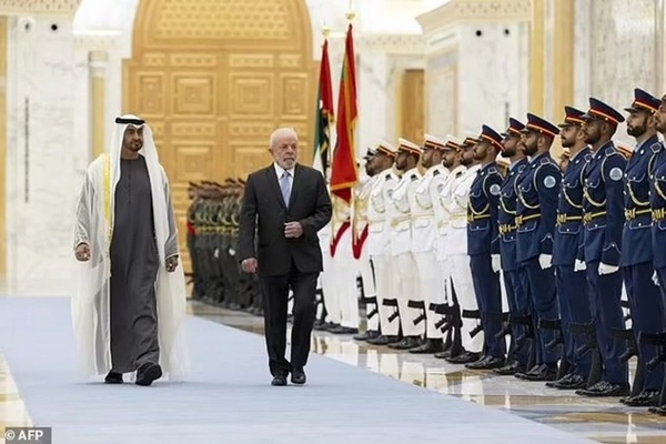 رهبران برزیل و امارات