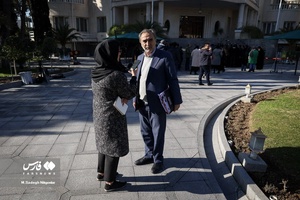 محمد دهقان معاون حقوقی رئیس‌جمهور حاشیه جلسه هیأت دولت