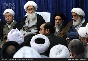 دیدار نماینده گان ولی فقیه در سپاه با آیت الله نوری همدانی