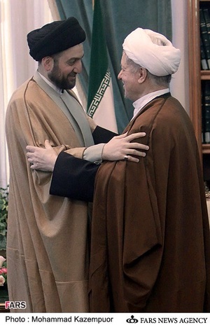 دیدار سیدعمار حکیم رییس مجلس اعلای اسلامی عراق با آیت الله هاشمی رفسنجانی رئیس مجمع تشخیص مصلحت نظام