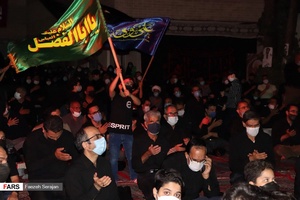 مراسم عزاداری حسینی در مجموعه فرهنگی ۱۵ خرداد