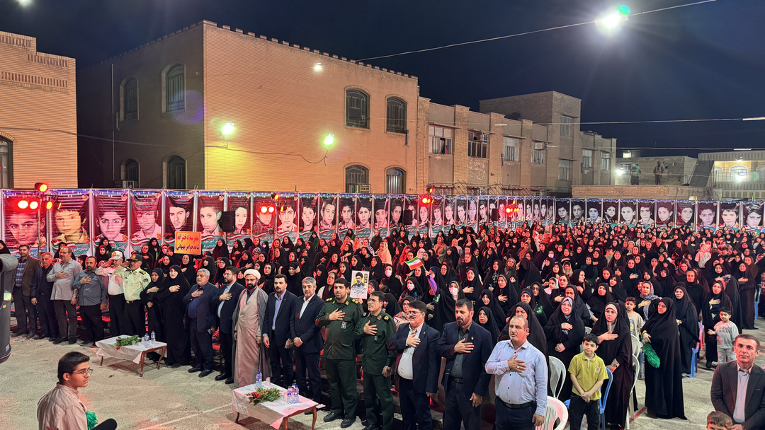 برگزاری چهل و سومین یادواره ۷۴ لاله گلگون کفن مدرسه شهید پیروز بهبهان