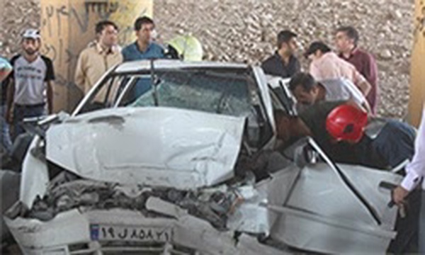 تصادف قزوین