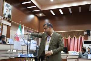 مهدی تاج در مجمع انتخابات هیات فوتبال مازندران و کلنگ زنی ساختمان هیات