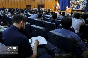 حضور سردار امیرعلی حاجی‌زاده فرمانده نیروی هوافضای سپاه در دانشگاه علم و صنعت