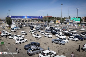 ترافیک در اتوبان تهران - قم