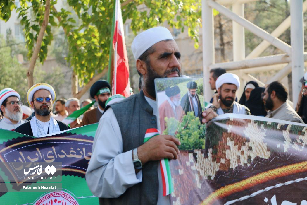 نمایش اقتدار جان‌فدایان ایران در بیرجند