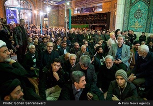 مراسم ختم آیت‌الله موسوی اردبیلی در مسجد امیرالمومنین(ع)