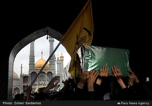 به تشییع پیکر 6 شهید مدافع حرم 