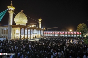 لاله گردانی خدام حرم شاهچراغ(ع)