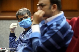 احسان دلاویز متهم ردیف دوم  به تحصیل مال از طریق نامشروع از مجرای دریافت غیرقانونی میلیاردها تومان تسهیلات از بانک سرمایه و صندوق ذخیره فرهنگیان