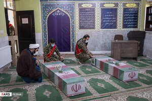 شهرستان سرخه میزبان دو شهید گمنام بود