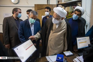بازدید حجت الاسلام والمسلمین منتظری دادستان کل کشور از شورای حل اختلاف منطقه 10