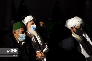 حضور افغانستانی‌های ساکن در اردوگاه مهاجرین خارجی سمنان در مراسم یادبود شهدای افغانستان