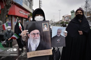 مراسم راهپیمایی خودرویی و موتوری یوم الله 22 بهمن گرگان