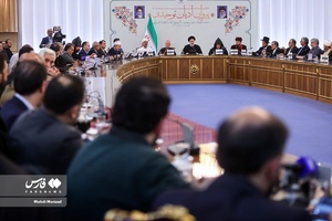 سخنرانی آیت الله سید ابراهیم رئیسی رئیس جمهودر در جمع پیروان ادیان توحیدی