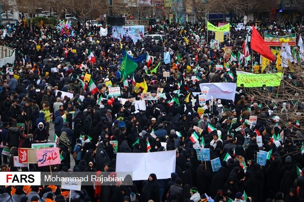 راهپیمایی 22 بهمن در مشهد