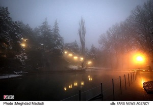 شب سرد زمستانی تهران