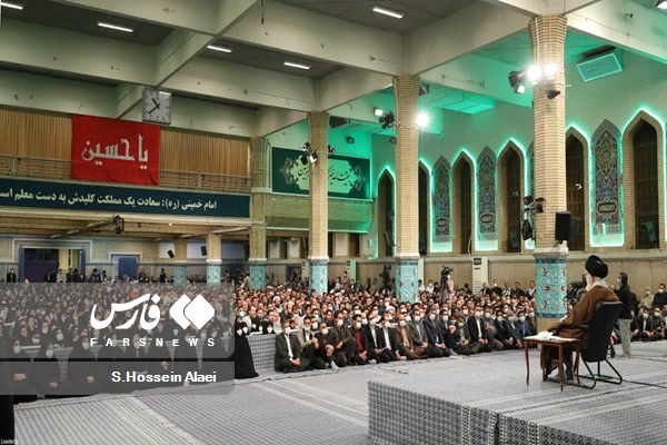 دیدار معلمان و فرهنگیان سراسر کشور به‌مناسبت روز معلم با رهبر انقلاب