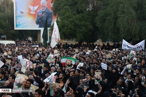 تشییع پیکر «حاج قاسم سلیمانی» در اهواز