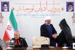 نشست پیروان ادیان توحیدی با رئیس جمهور 