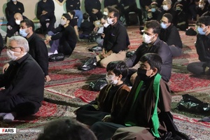 مراسم عزاداری حسینی در مجموعه فرهنگی ۱۵ خرداد
