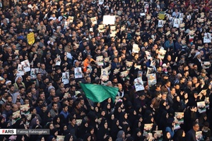 تشییع پیکر «حاج قاسم سلیمانی» در اهواز
