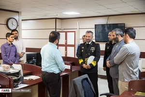 بازدید امیر دریادار حمزه علی کاویانی معاون هماهنگ کننده نیروی دریایی ارتش از تحریریه خبرگزاری فارس 