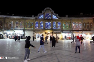 اجرای ویدئومپینگ در میدان امام(ره) همدان