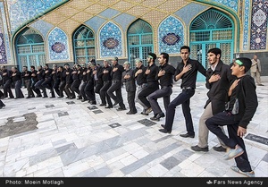 استقبال مردم گرگان از پیرغلامان حسینی در شهرستان گرگان
