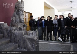 بازدید احمد مسجد جامعی رئیس شورای اسلامی شهر تهران از موزه ایران باستان
